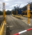 Sloping and differering ground levels can be overcome