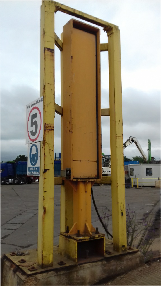 RadComm RC2069 vehicle Radiation Detection System being replaced with RC4138