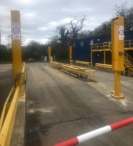 Sloping and differering ground levels can be overcome